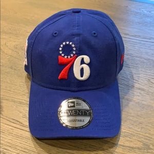 New era 76ers I size fits all hat